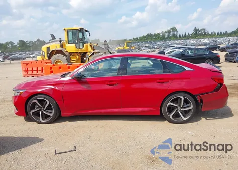 2021 Honda Accord Sport из США, поврежденный, VIN 1HGCV1F30MA079872